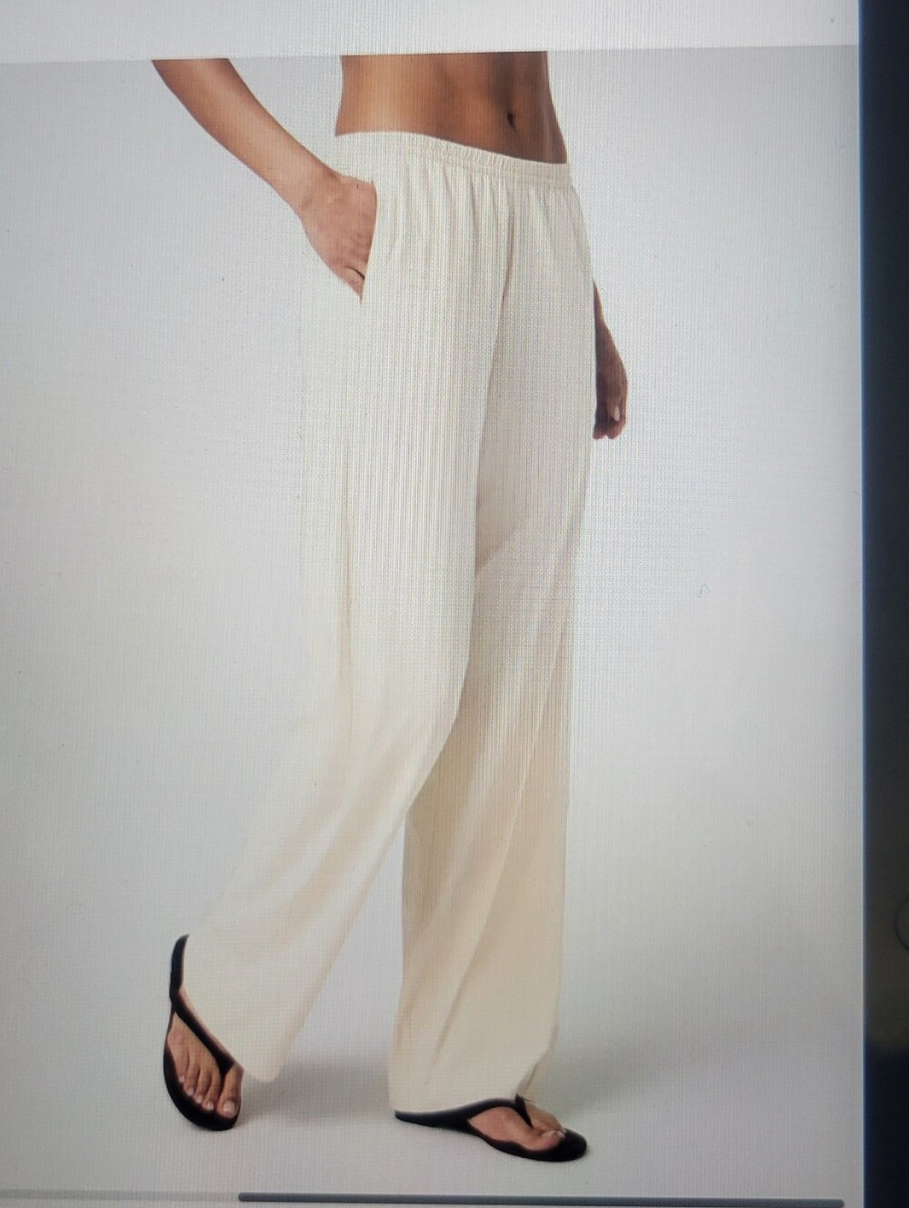 NWOT Vuori Villa Everyday Wideleg. Size Small Bleached Sand - Picture 5 of 5
